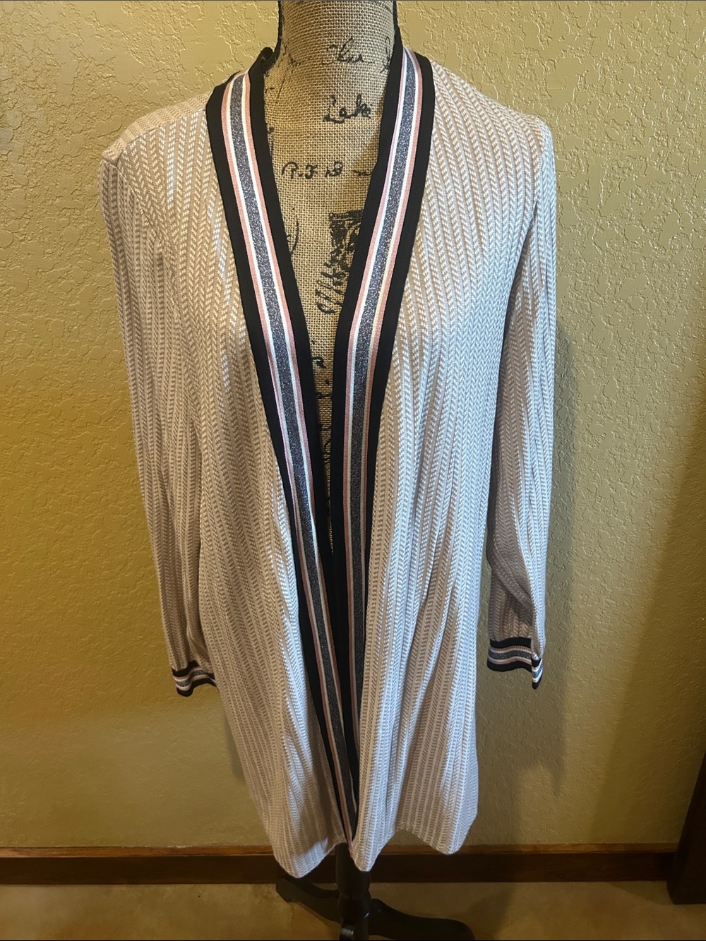 Les Serein long cardigan, tan, XXL, NWT | official in description